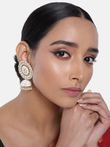 meenakari ,kundan, pearl earring 