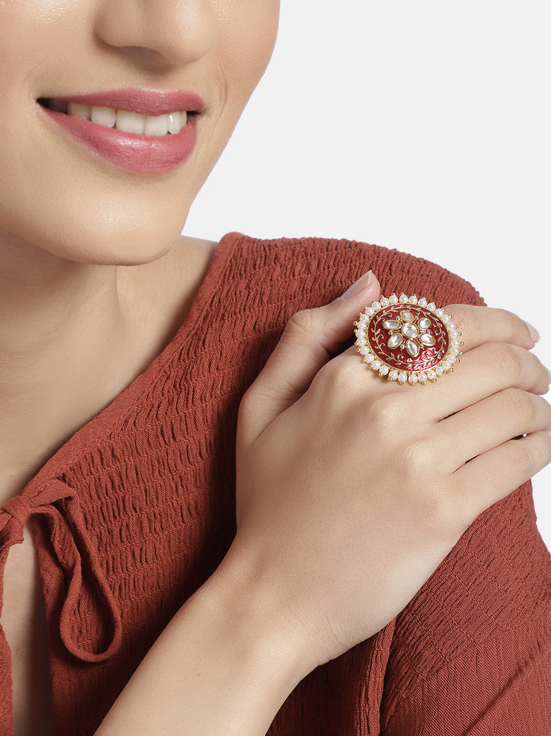 Anam Red Earrings