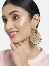  kundan , pearls earring 