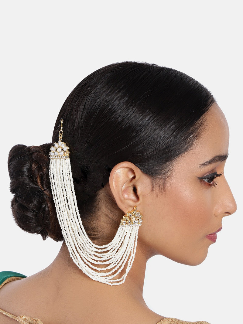 Buy Multicolor Sukooneh Earrings with Kaan Chain by FOOLJHADI at Ogaan  Online Shopping Site