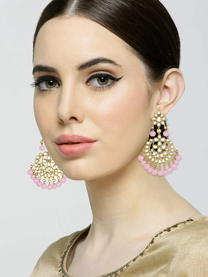  kundan , pearls earring 