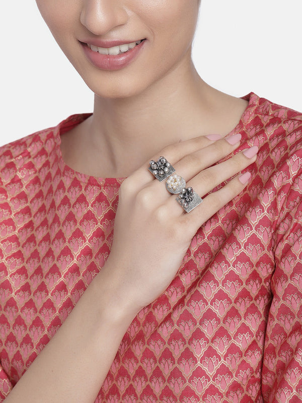 Raksha Oxidised Rings