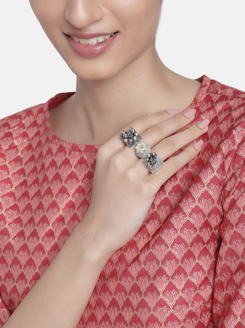 Raksha Oxidised Rings