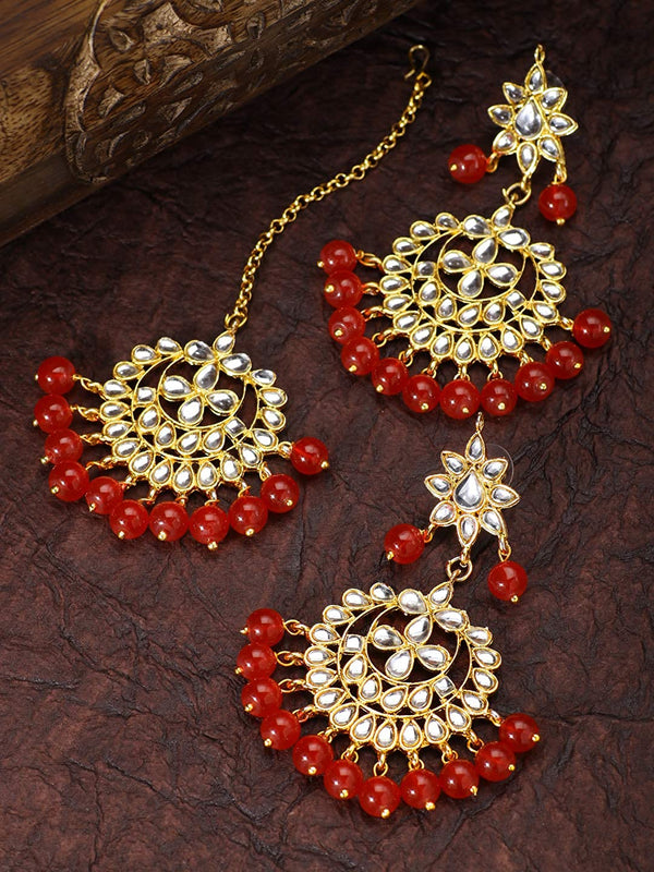 kundan , pearls 