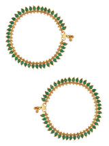 Himanshi Green Payal/ Anklets