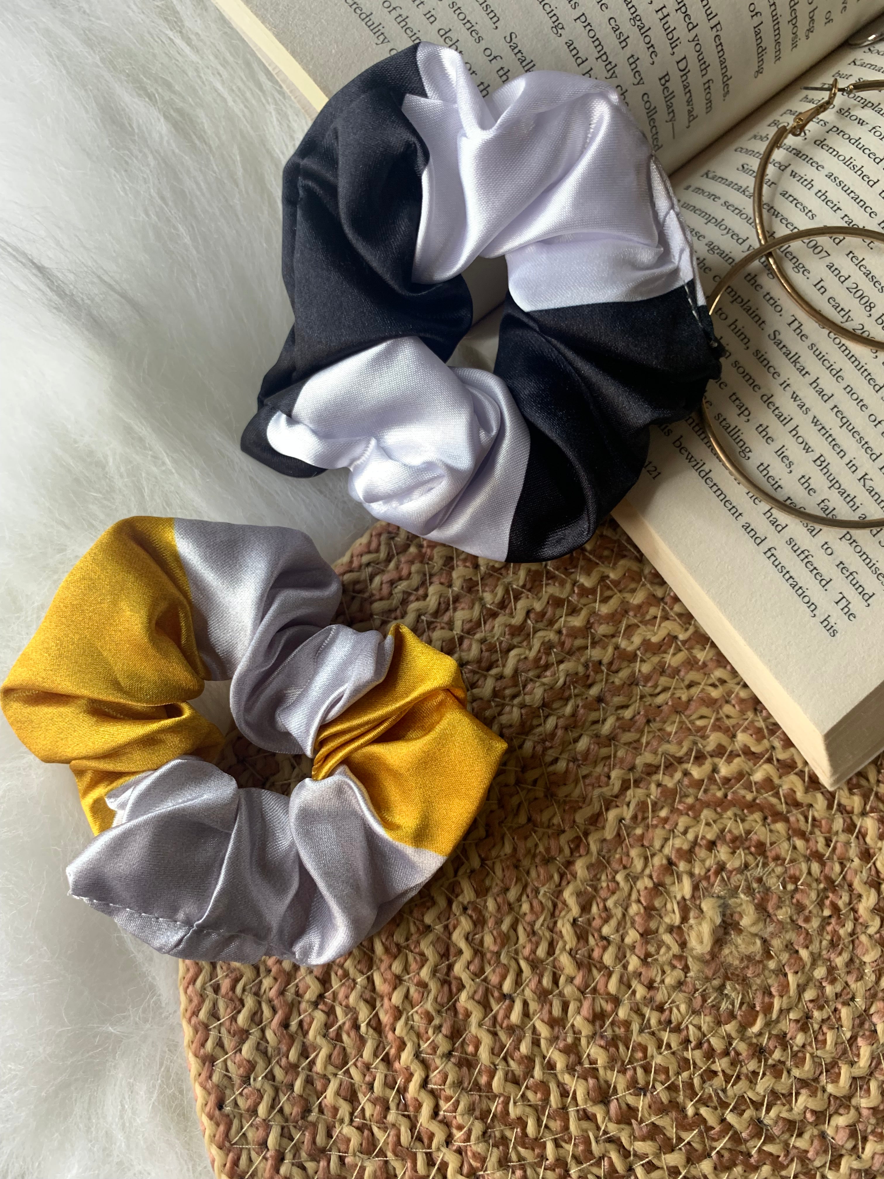 Sunshine Combo Scrunchies (Pack Of 2)