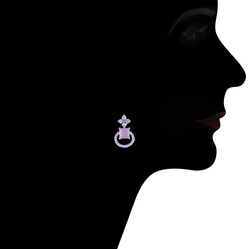 Alvira Pink Jewellery Set