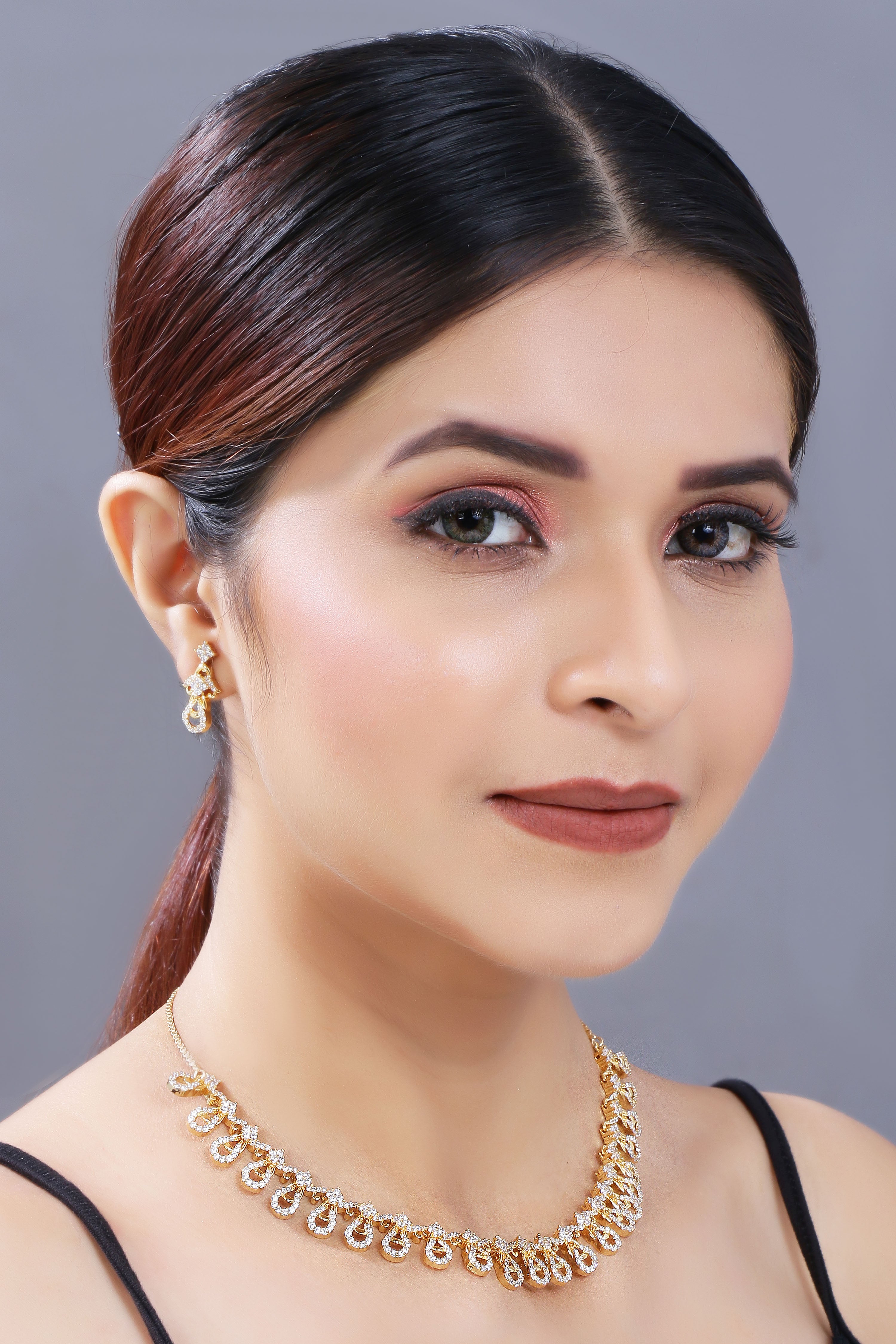 Bella Gold Plated Jewellery Set