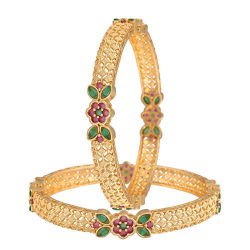 cz , american daimond , gold plated , traditional bangle 
