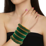 Tisya Green Bangles Set