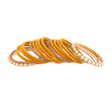 Tisya Yellow Bangles Set