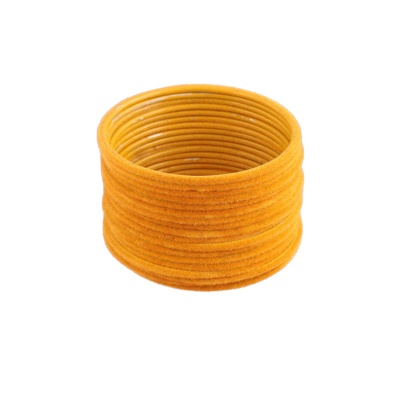 Tisya Yellow Bangles Set