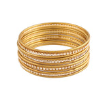 Tisya Yellow Bangles Set