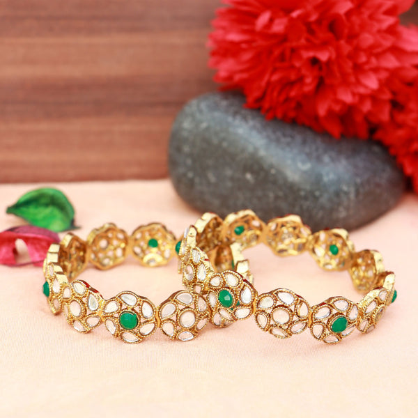 kundan stone bangle