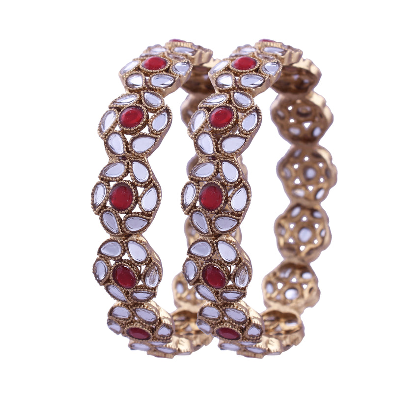 Harleen Maroon Bangles