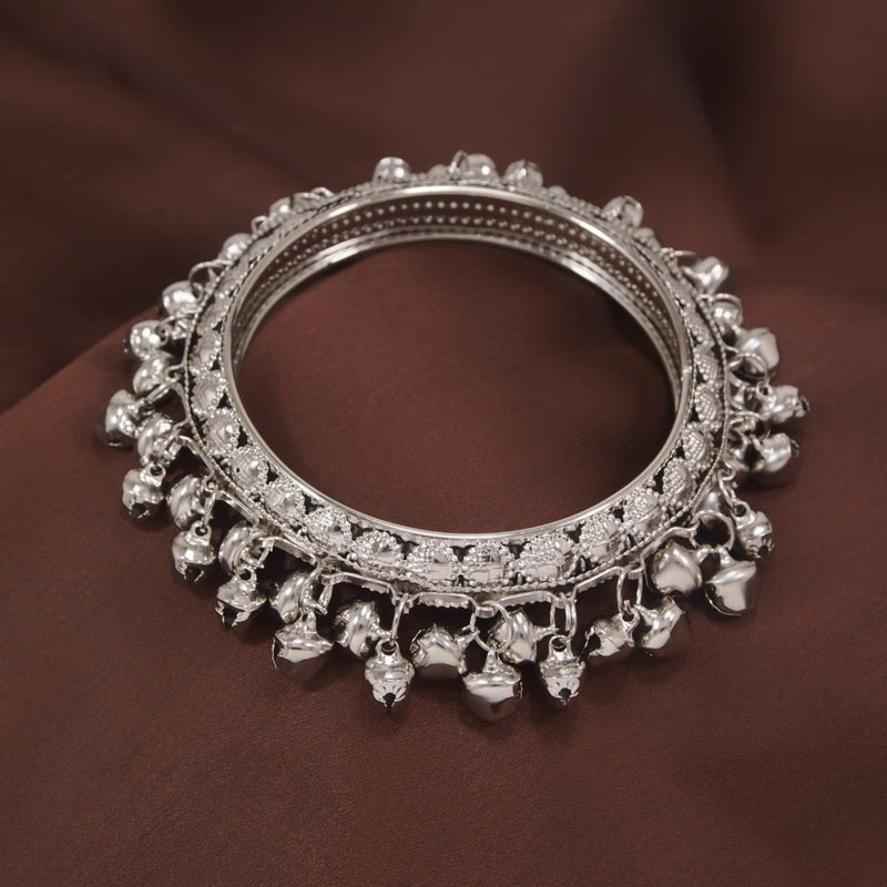 silver  ghungroo kada ,bangle , bracelet