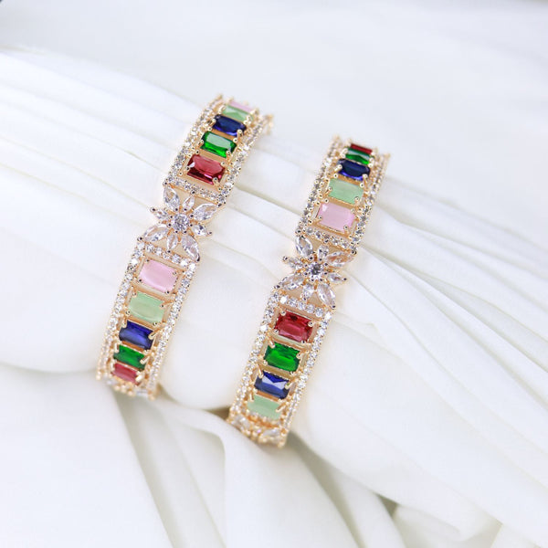 american daimond , cz , bangles 