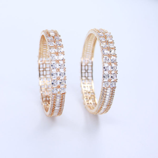 Amoli White Bangles