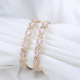 american daimond , cz , bangles 