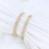 american daimond , cz , bangles 