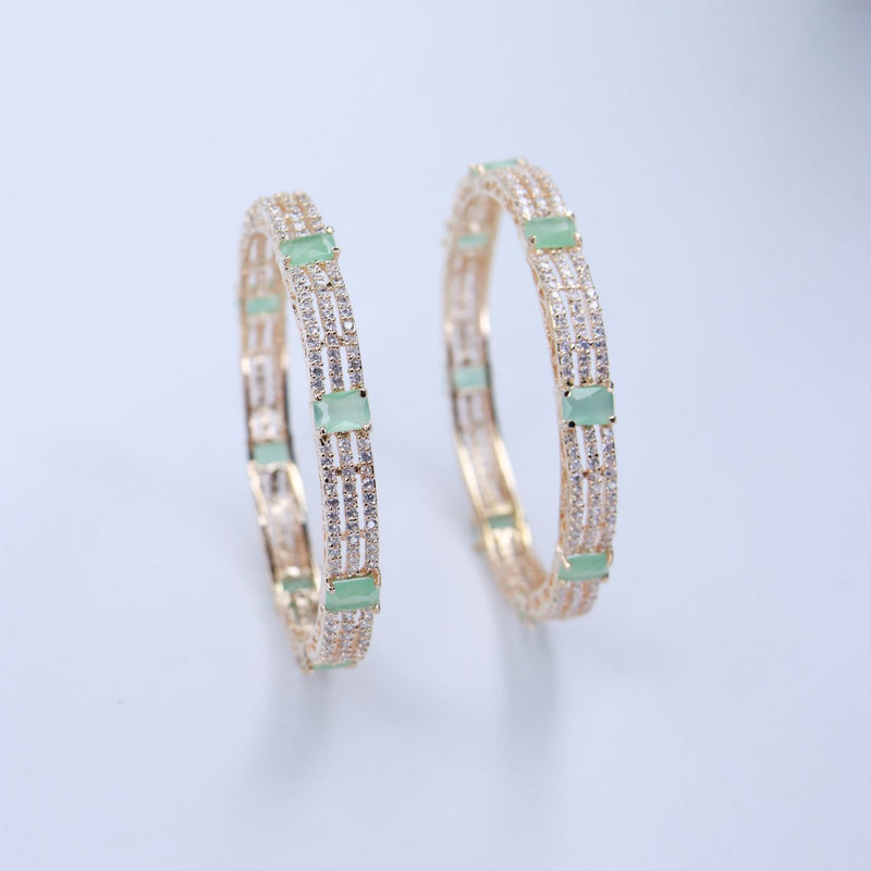 Naisa Mint Bangles