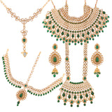  studded with Kundan , Pearls , stones