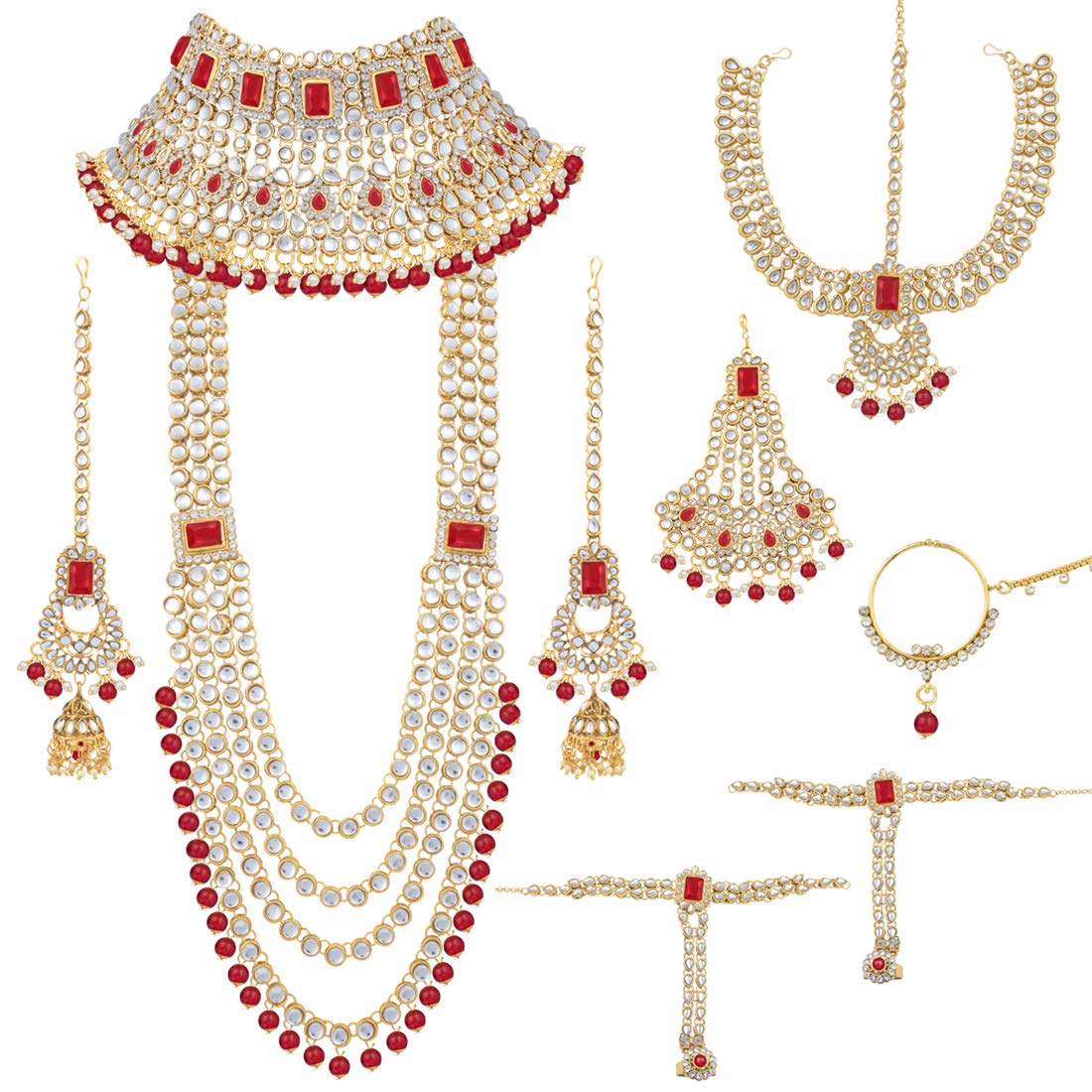 Sheena White Jewellery Set