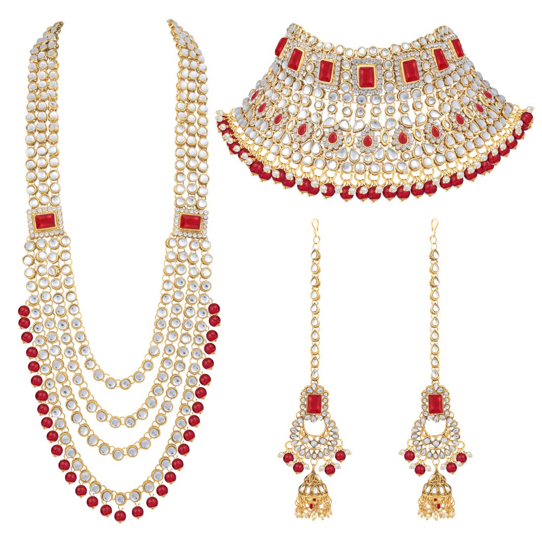 Sheena White Jewellery Set