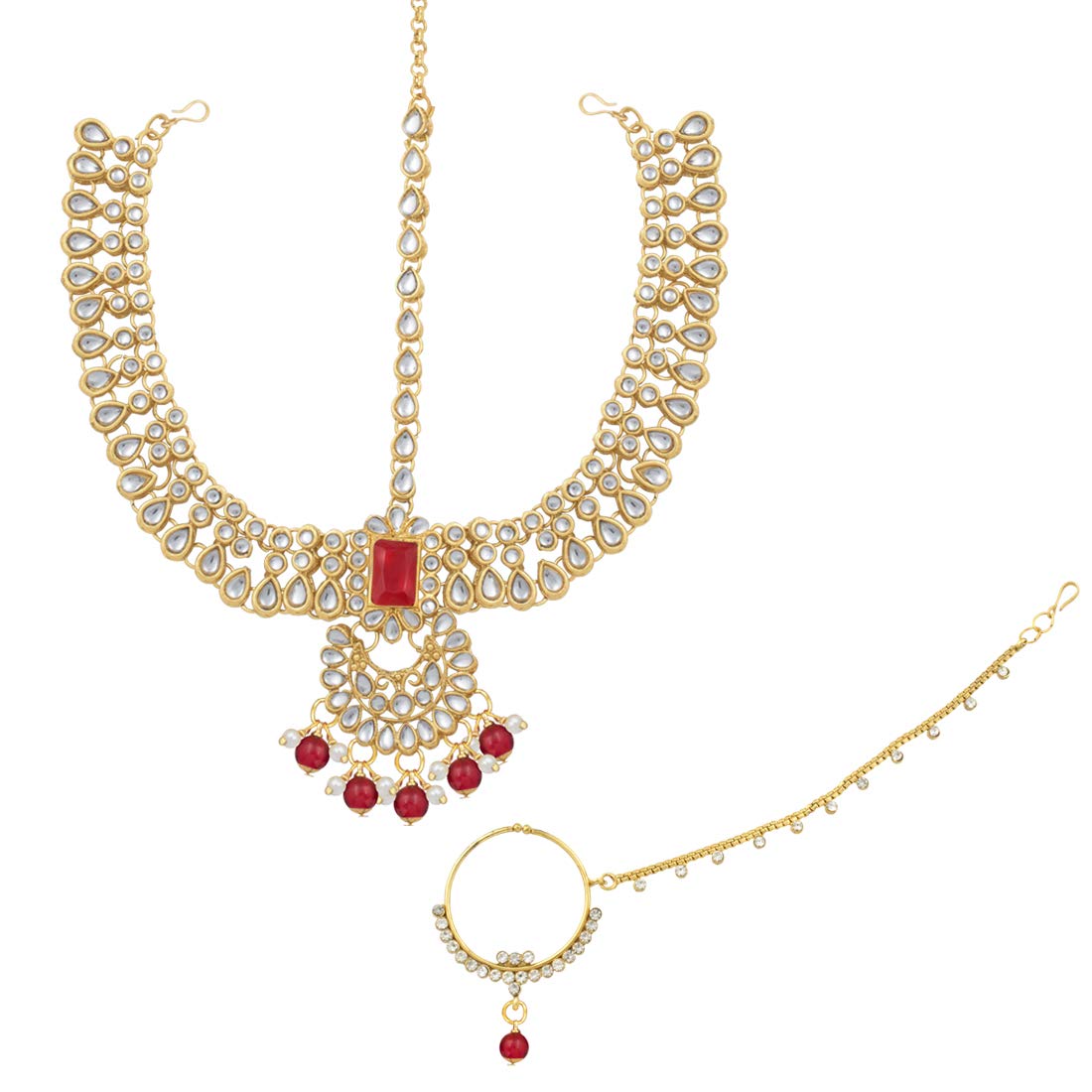 Sheena White Jewellery Set