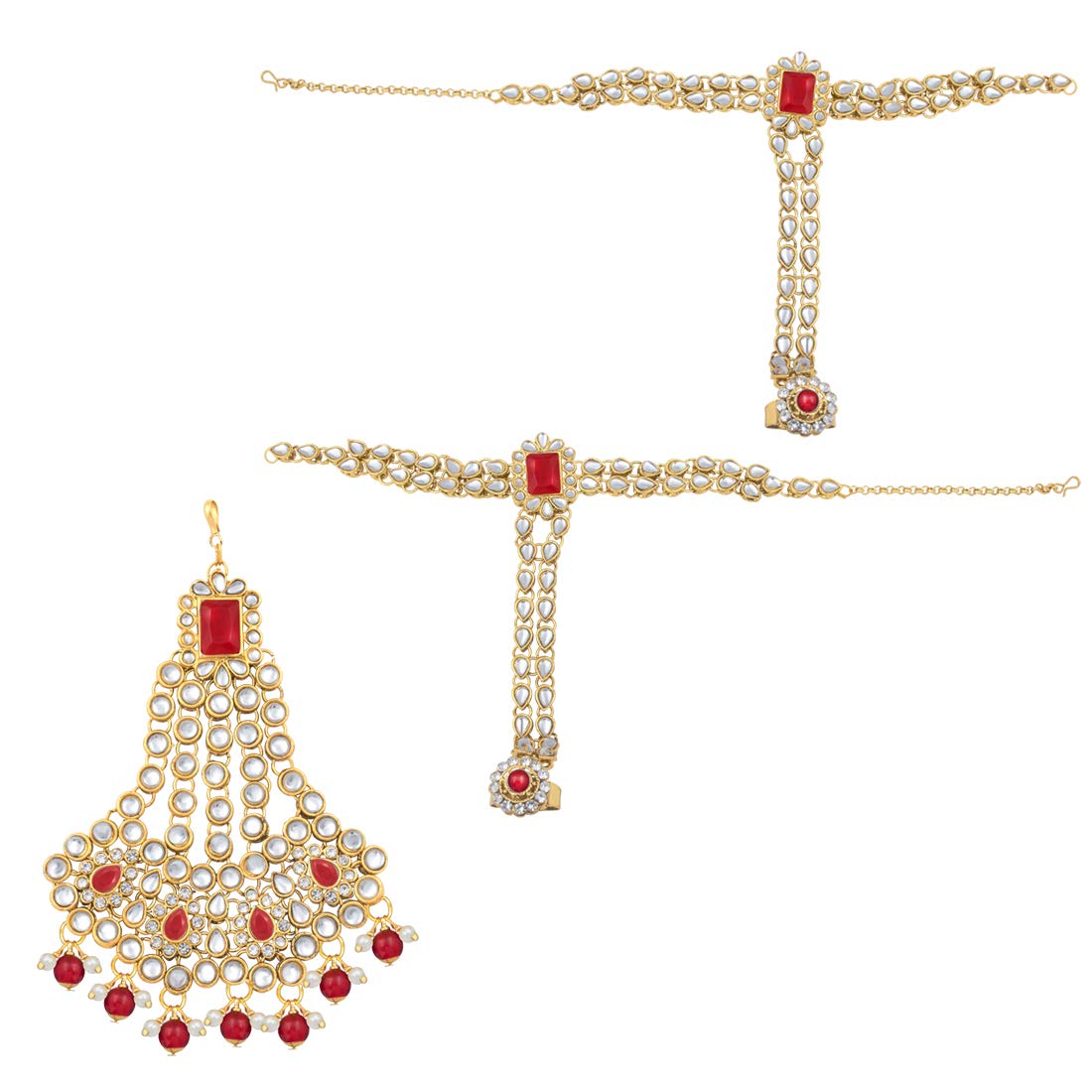 Sheena White Jewellery Set
