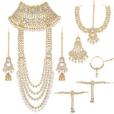  studded with Kundan , Pearls