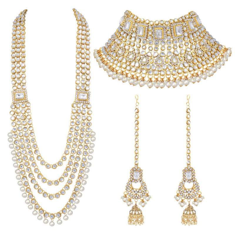 Sheena White Jewellery Set
