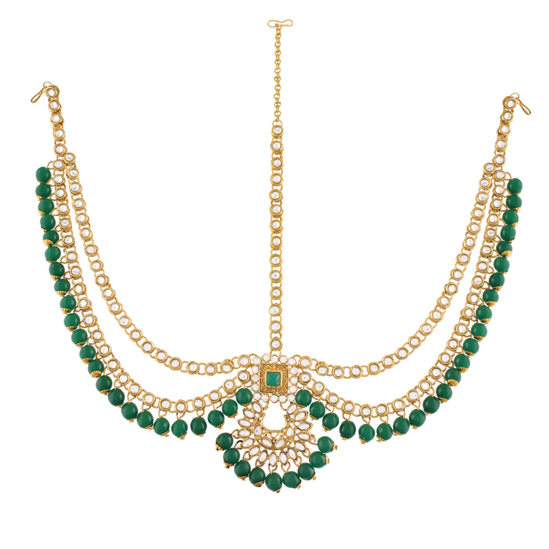 Afreen Green Jewellery Set