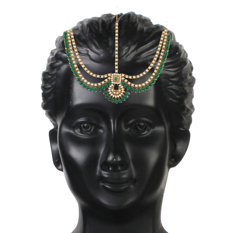 Afreen Green Jewellery Set
