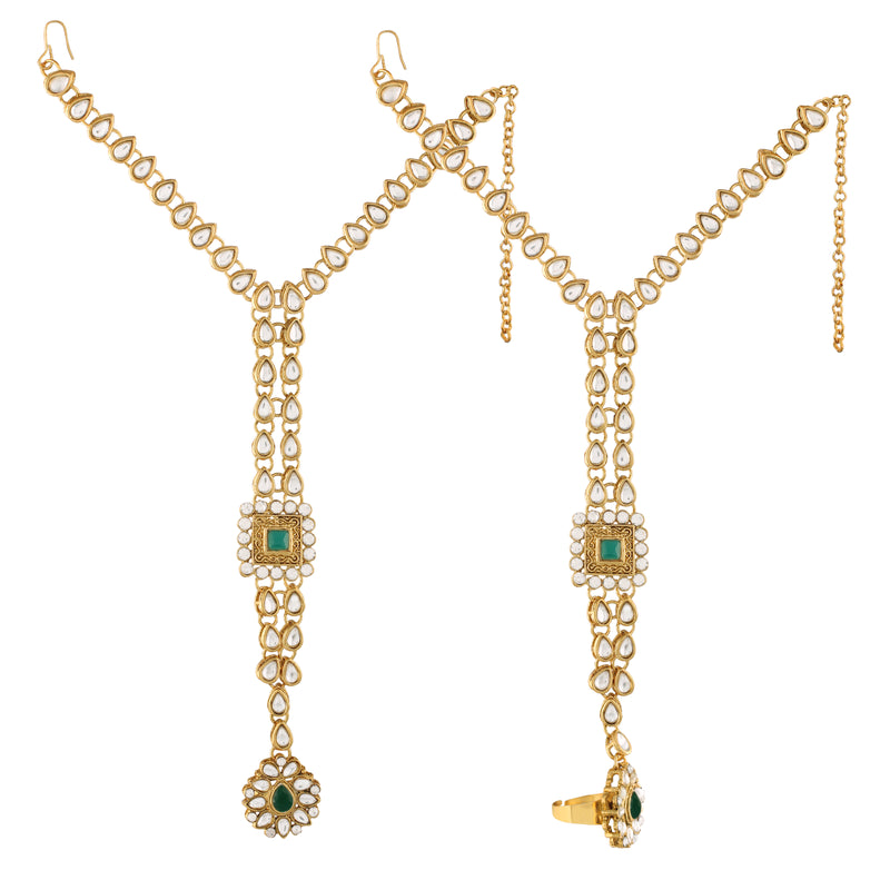 Afreen Green Jewellery Set