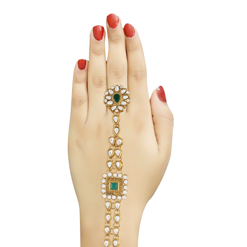 Afreen Green Jewellery Set