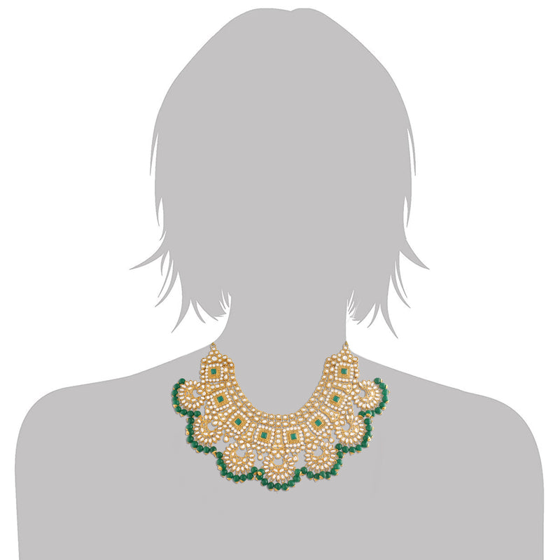 Afreen Green Jewellery Set