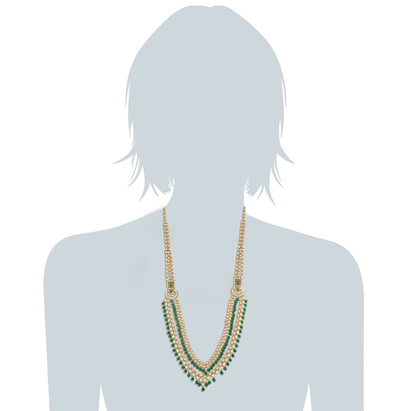 Afreen Green Jewellery Set