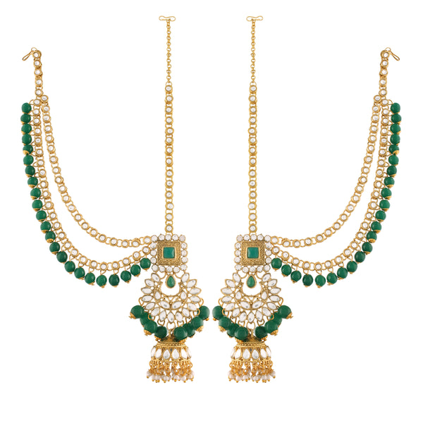 Afreen Green Jewellery Set