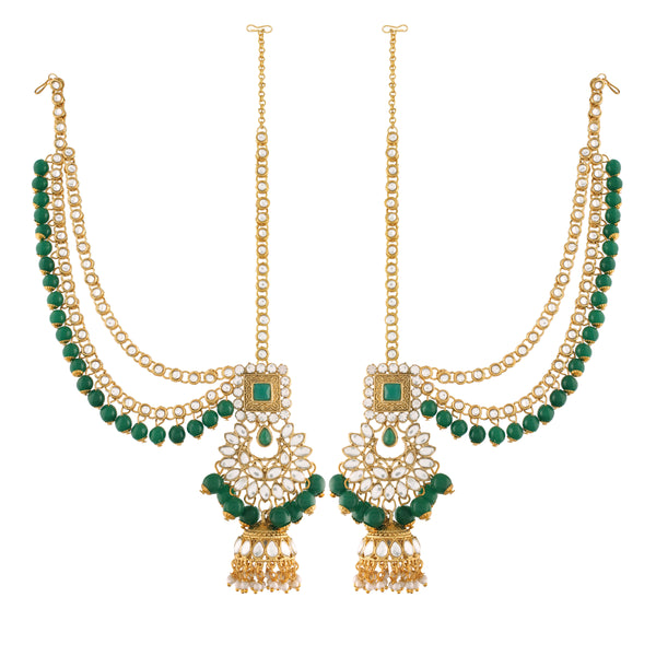 Afreen Green Jewellery Set