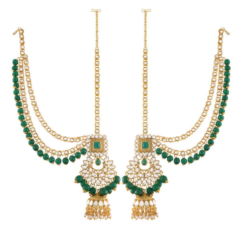 Afreen Green Jewellery Set