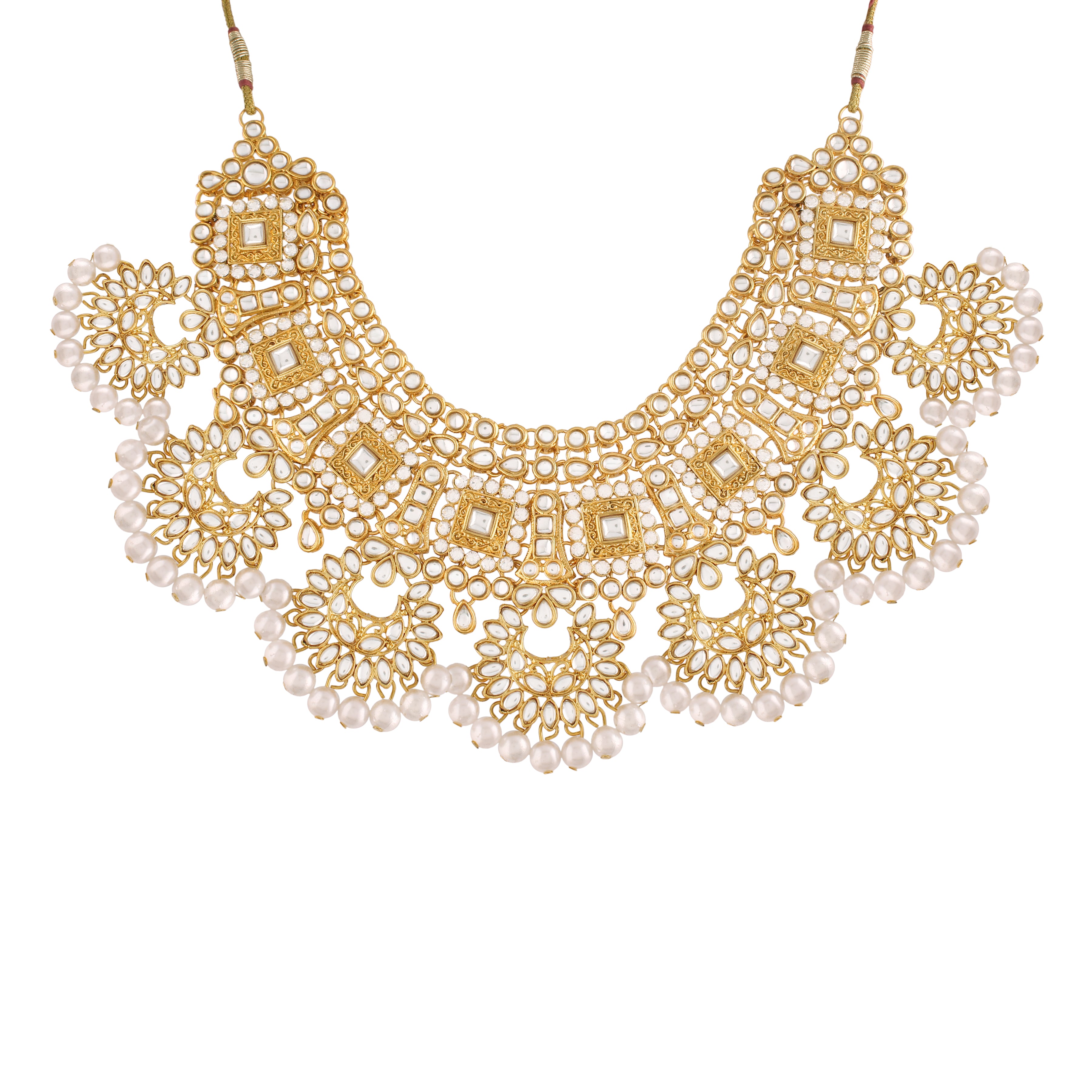 Afreen White Jewellery Set