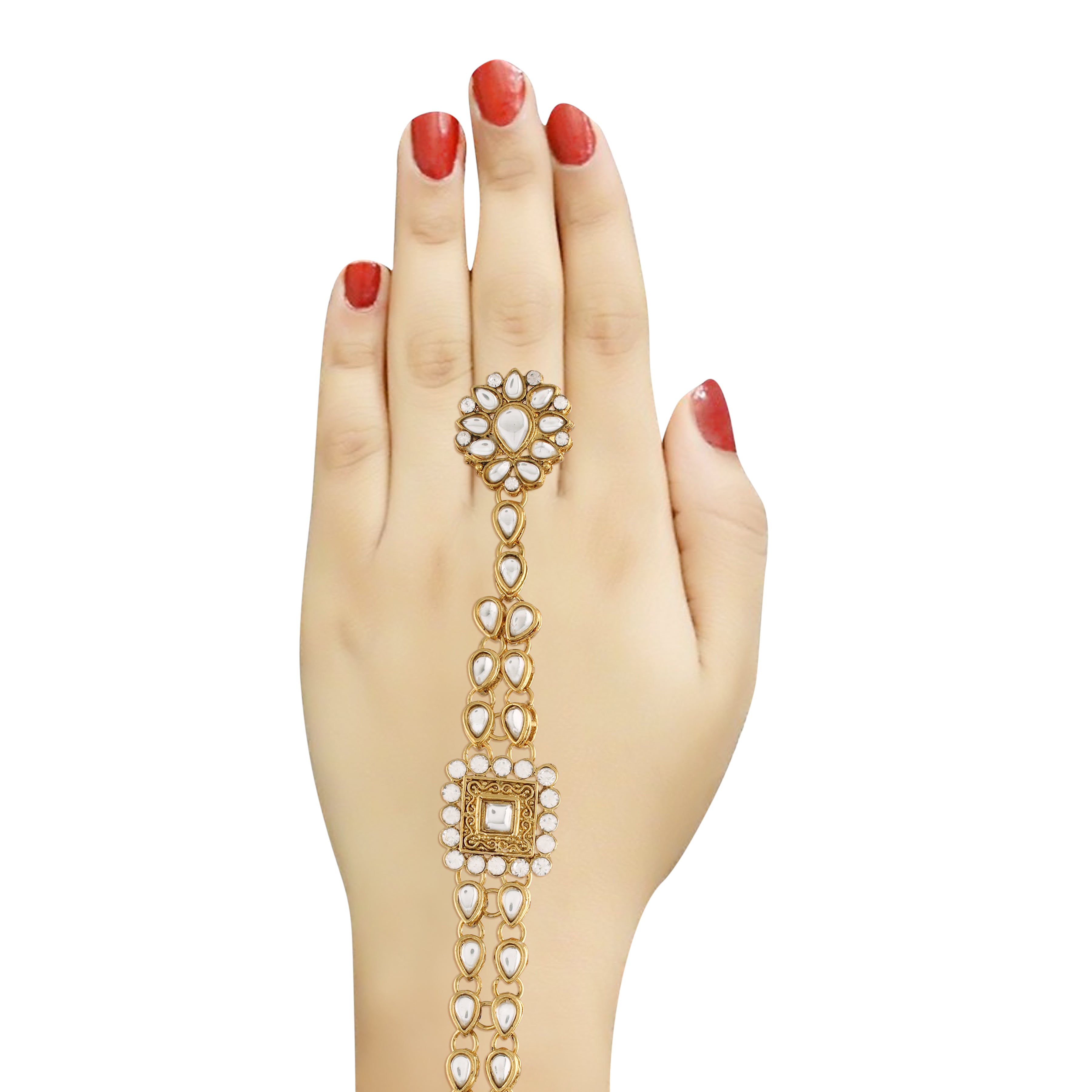 Afreen White Jewellery Set