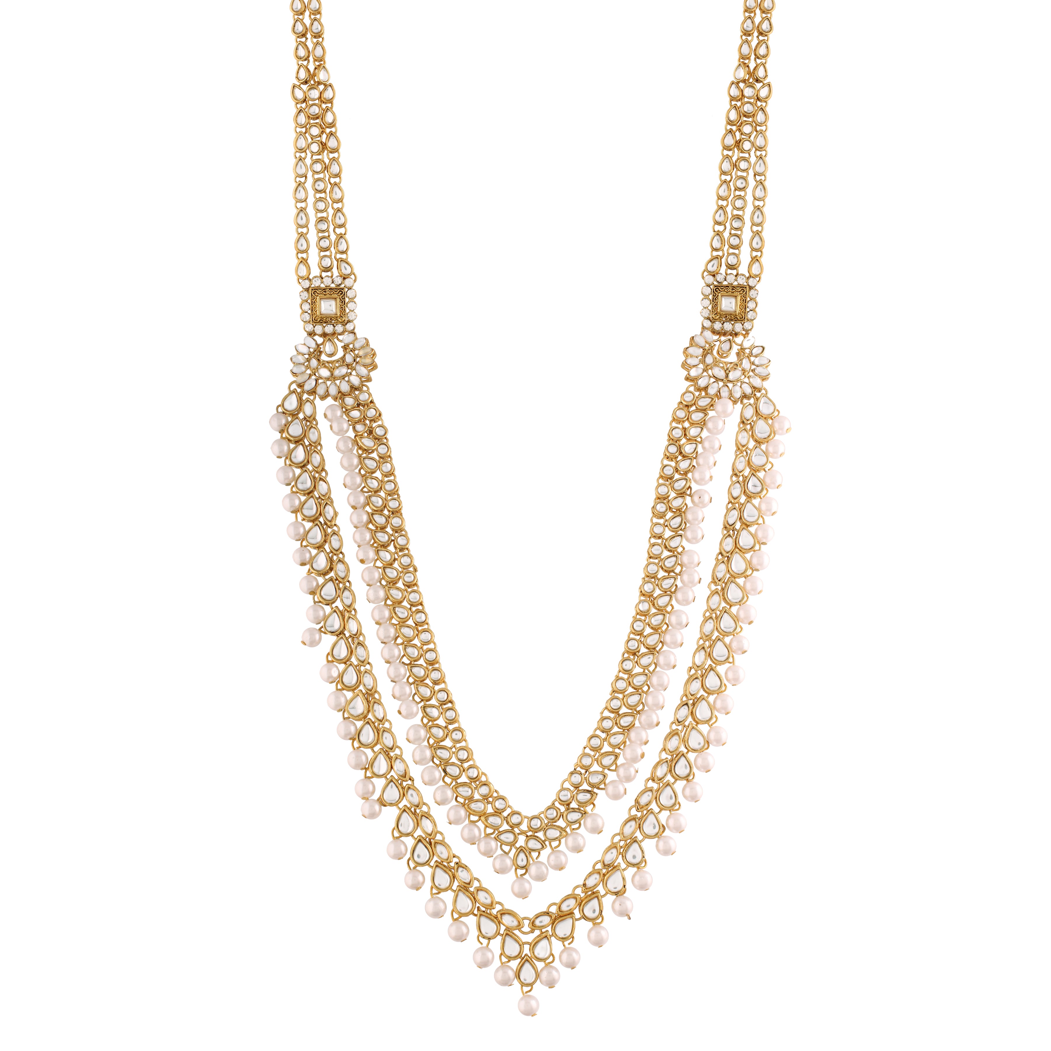 Afreen White Jewellery Set