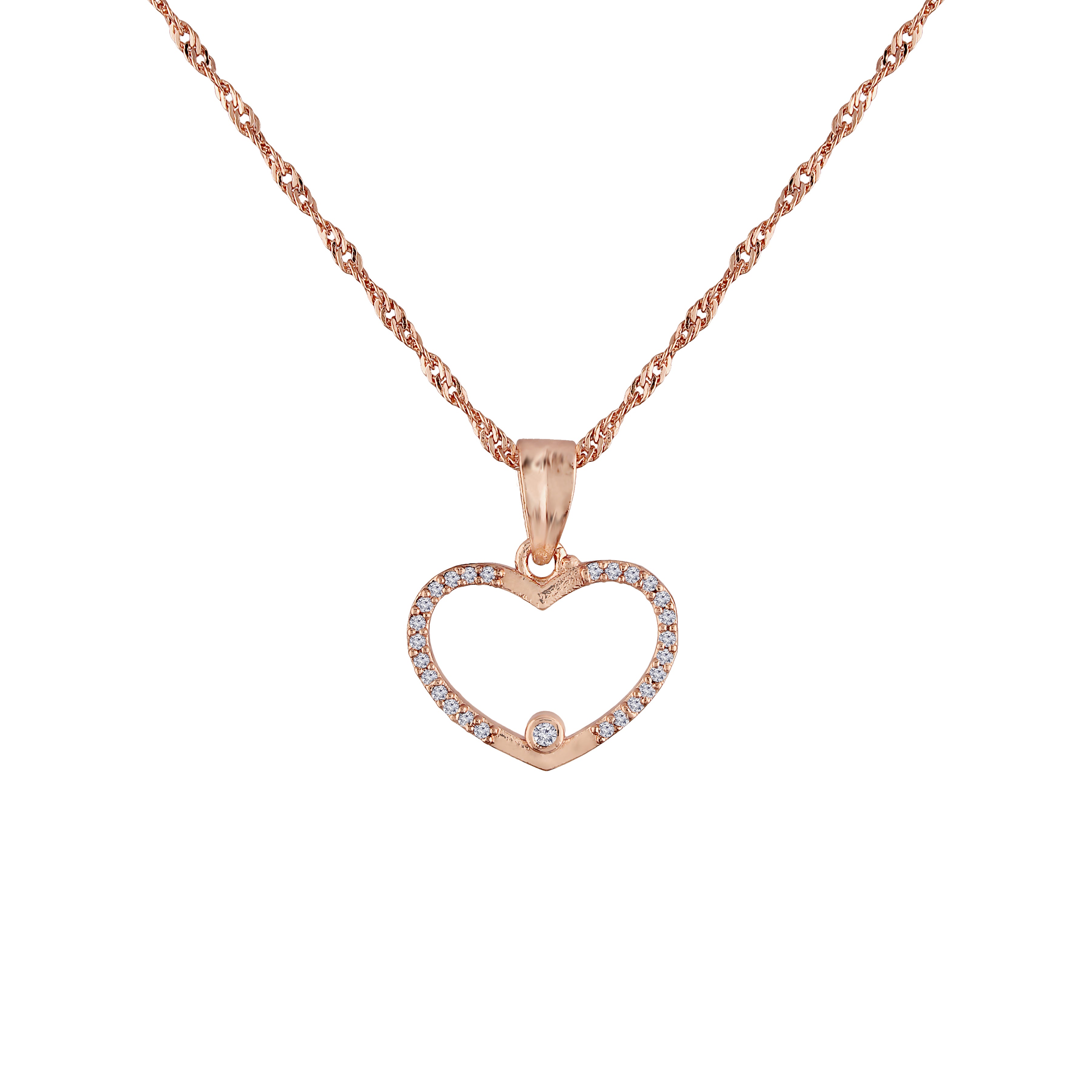 Valentina Rose Gold Pendant Set