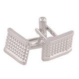 Silver Unique Shirt Cufflinks for Men/ Business Co-Operate
