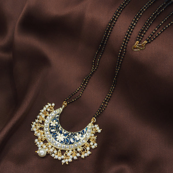 meenakari , kundan , pearls , mangalsutra