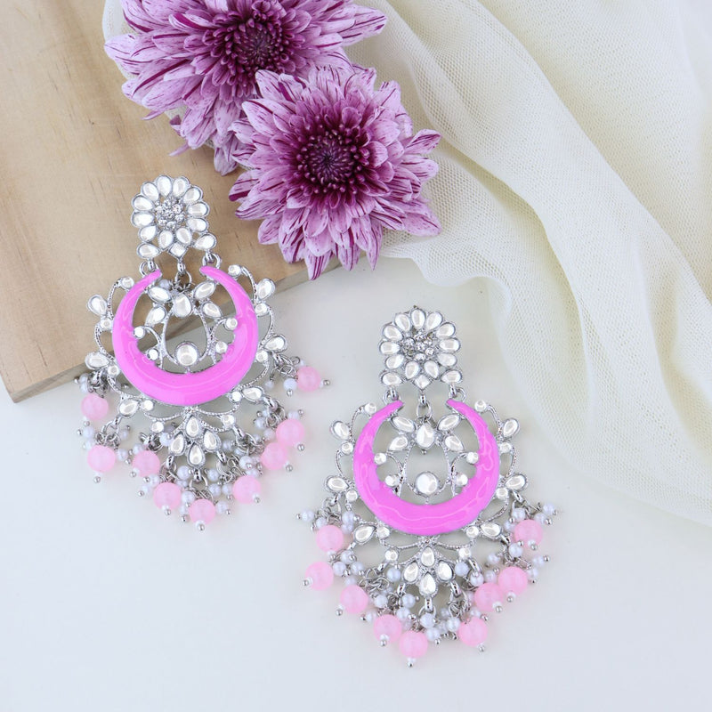 Gamini Pink Earrings