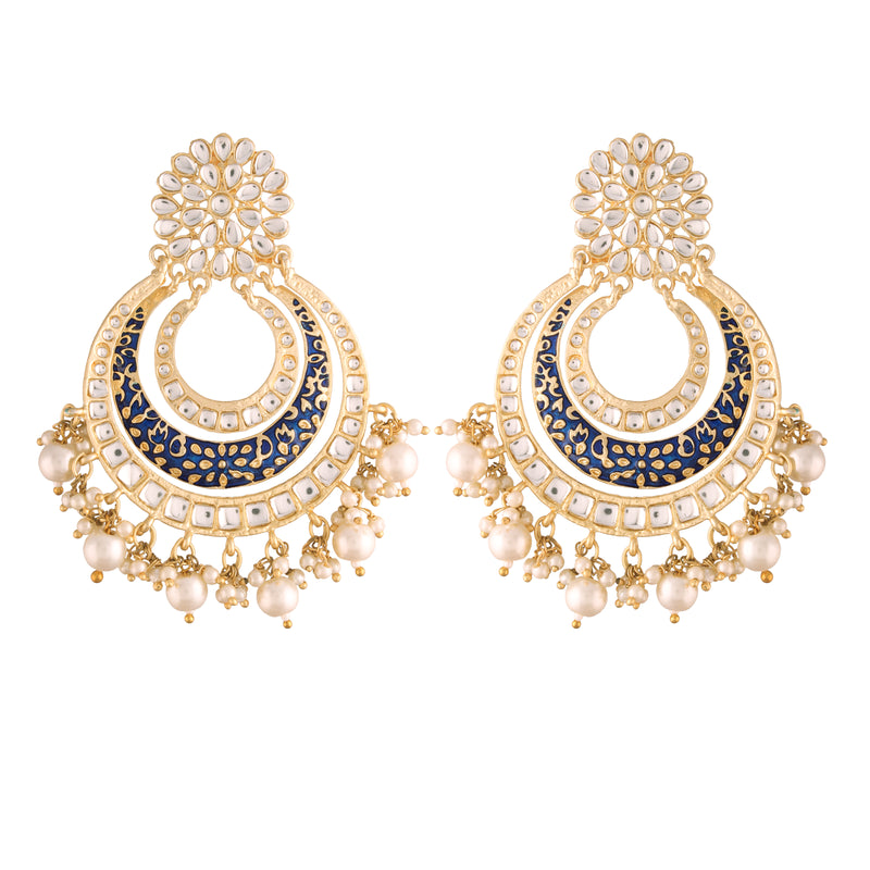 MUSKAN BLUE EARRINGS