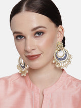 meenakari ,kundan , pearls earring 